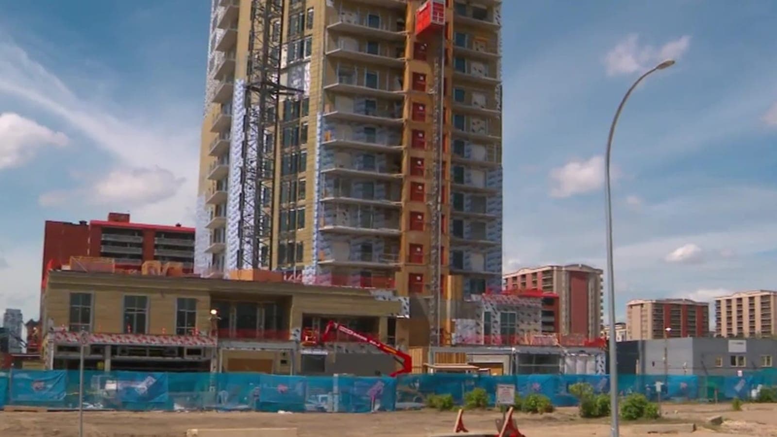 Rendering of new downtown Edmonton housing