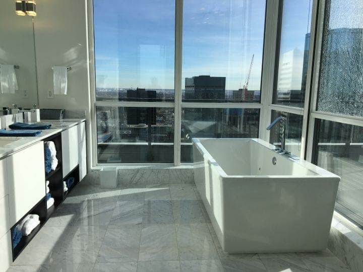 Luxury penthouse interior in Edmonton