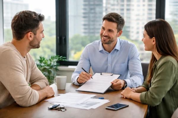A property management team meeting with a landlord to discuss rental strategy -- professional management brings expertise and systems that most individual landlords lack
