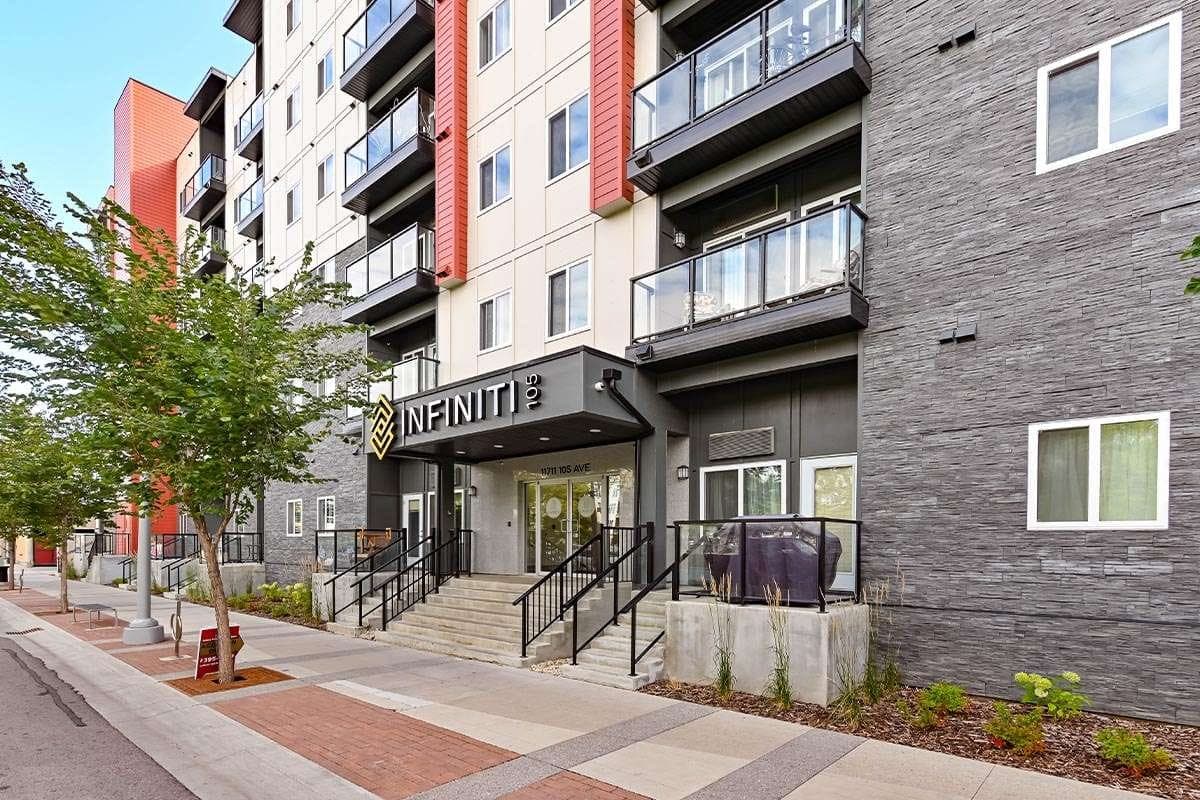 Edmonton apartment building exterior