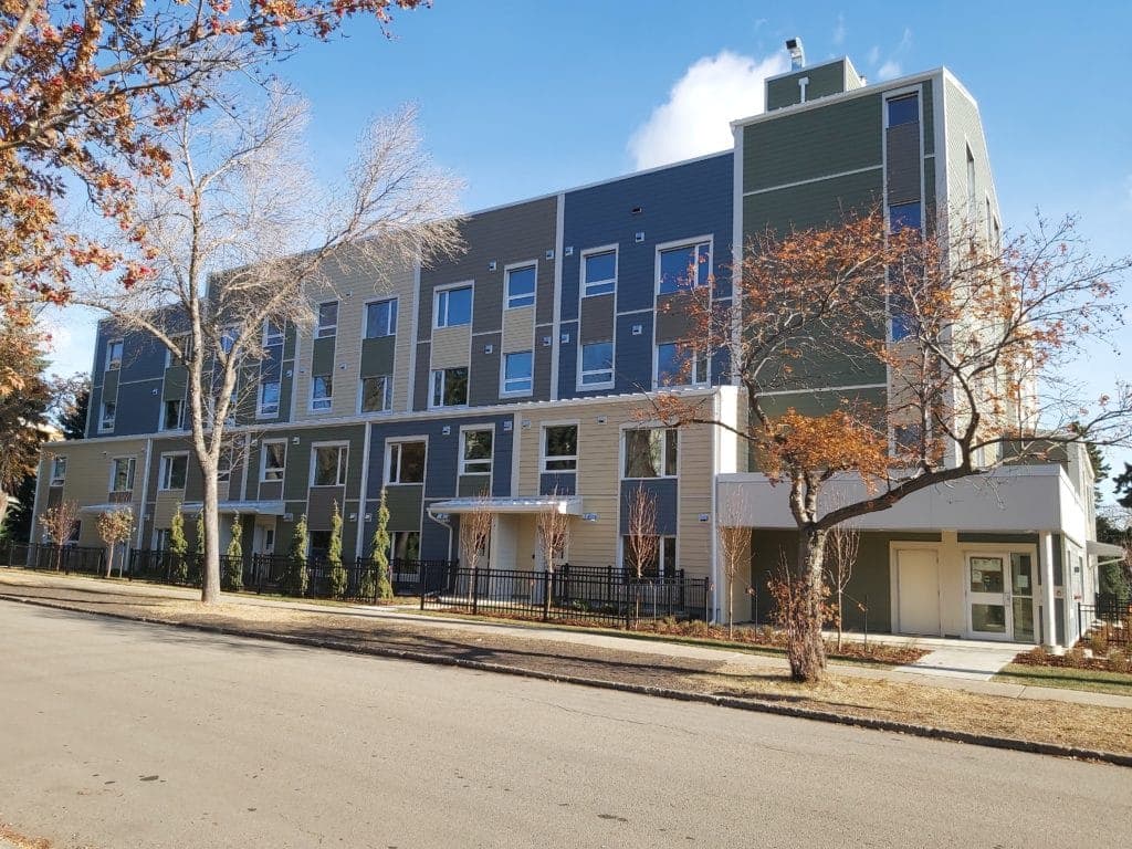 Right at Home Housing Society affordable building in Edmonton